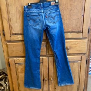 Levi’s too superlow 524 jeans.